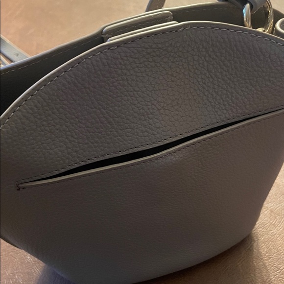 Thacker Gray Leather Crossbody - Picture 5 of 9